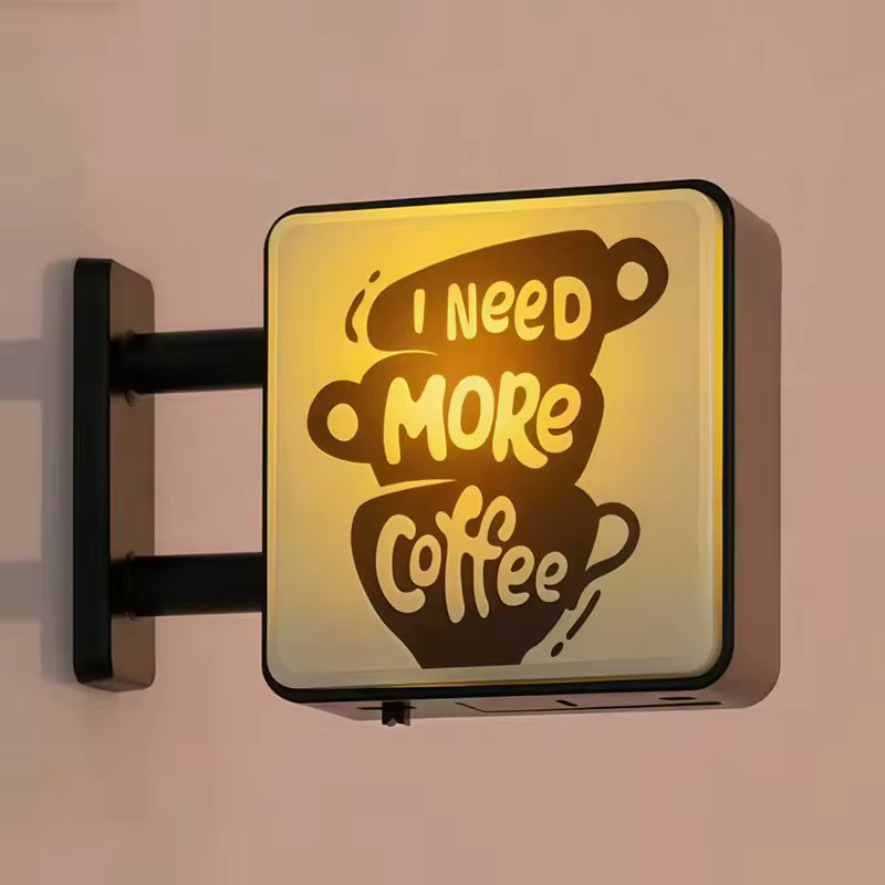 Coffee Corner Light Signs